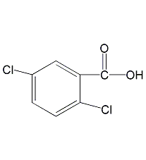 2,5-二氯苯甲酸结构式